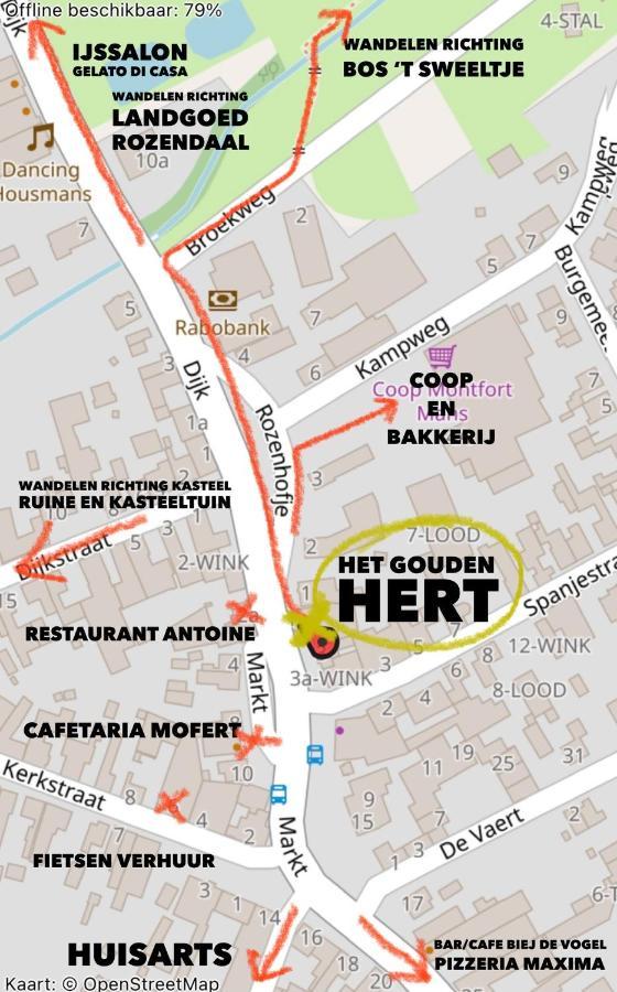 Het Gouden Hert Montfort Eksteriør billede